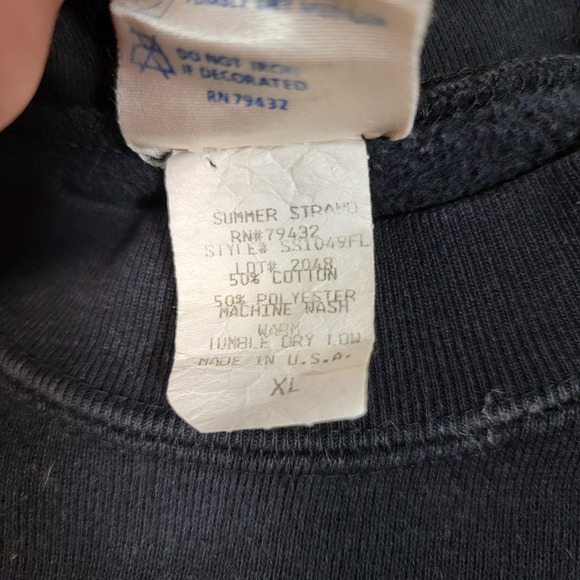 Vintage Myrtle Beach South Carolina Crew Neck Sweatshirt Size XL Made in USA - Picture 5 of 9